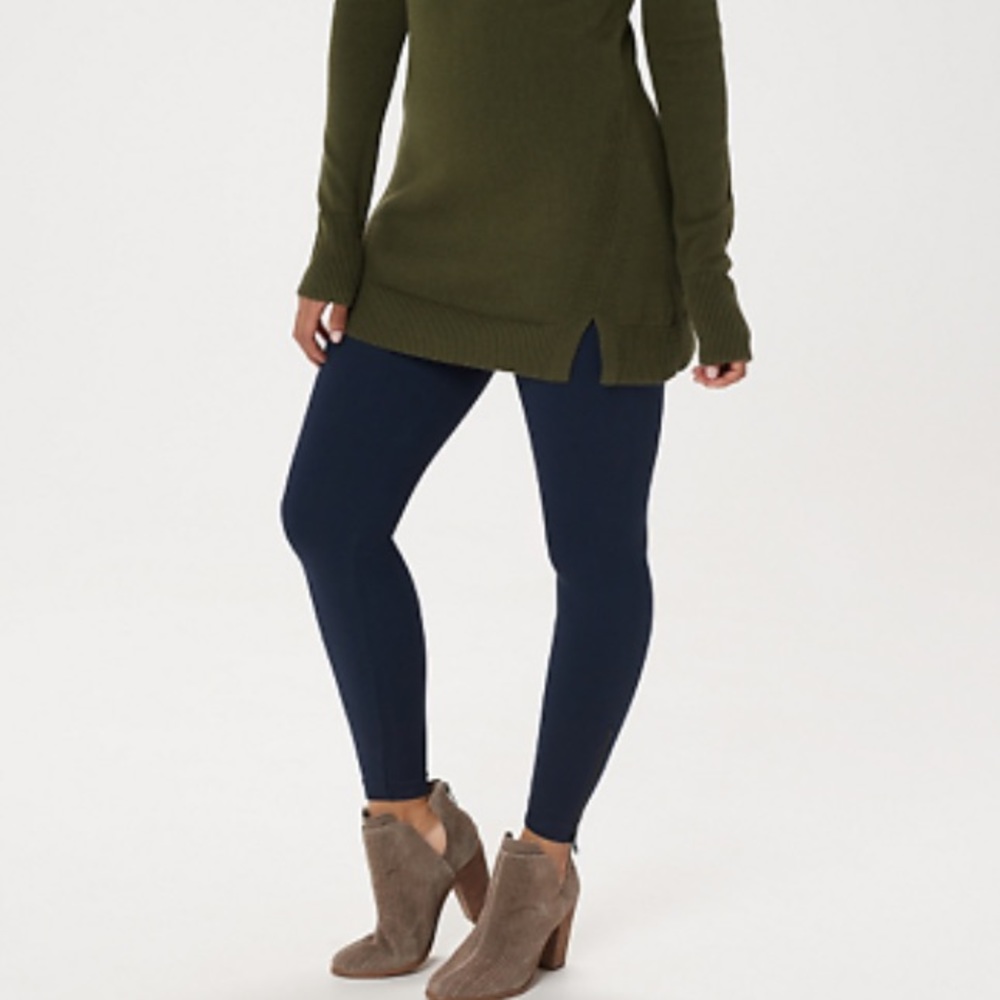 Spanx port navy side Zipper